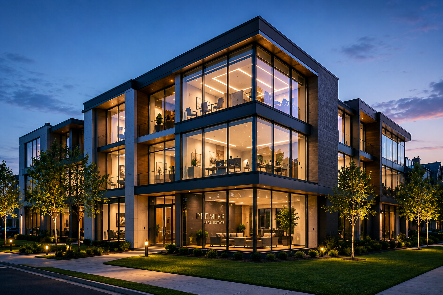 Modern real estate property
